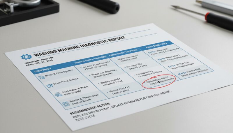 dijagnostika kvara veš mašine dijagnostika kvara veš mašine